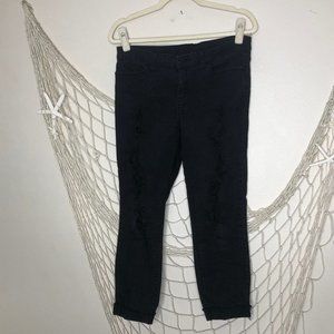 ANGEL KISS Juniors Black Destroyed Jeans 11